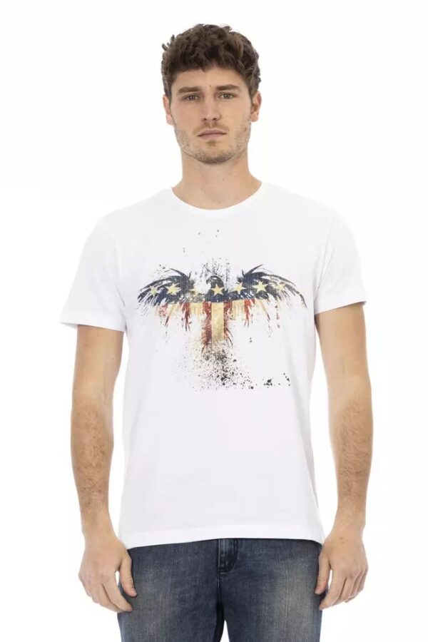 Køb Trussardi Action Hvid Bomuld T-Shirt billigt online tilbud