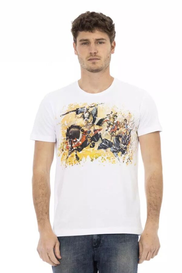 Køb Trussardi Action Hvid Bomuld T-Shirt billigt online tilbud