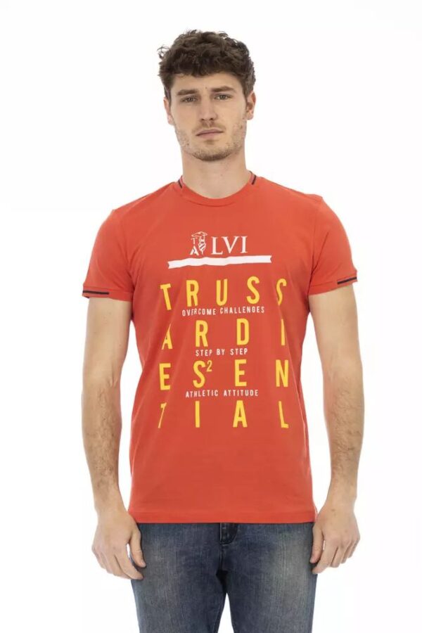 Køb Trussardi Action Orange Bomuld T-Shirt billigt online tilbud