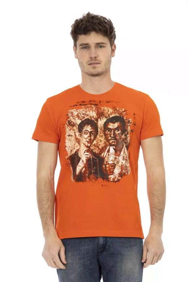 Køb Trussardi Action Orange Bomuld T-Shirt billigt online tilbud