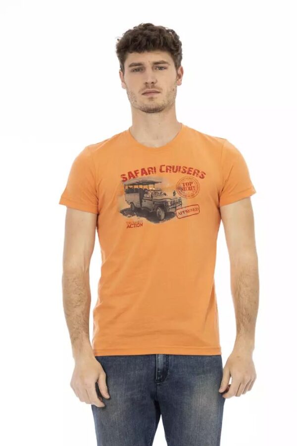 Køb Trussardi Action Orange Bomuld T-Shirt billigt online tilbud