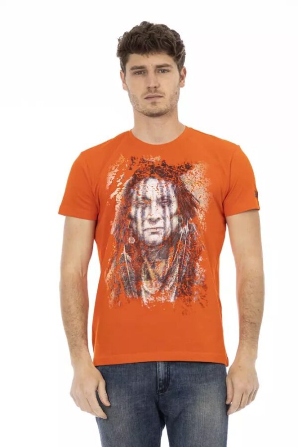 Køb Trussardi Action Orange Bomuld T-Shirt billigt online tilbud