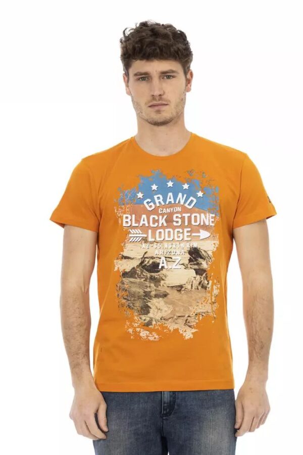 Køb Trussardi Action Orange Bomuld T-Shirt billigt online tilbud