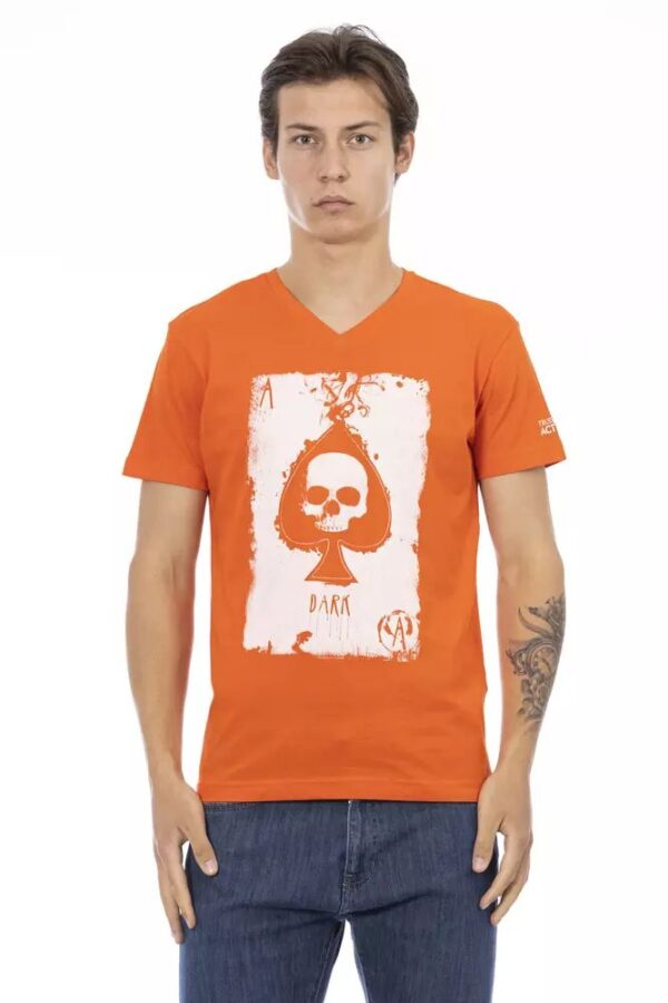 Køb Trussardi Action Orange Bomuld T-Shirt billigt online tilbud