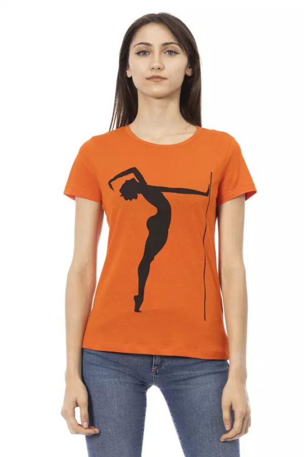 Køb Trussardi Action Orange Bomuld Tops & T-Shirt billigt online tilbud