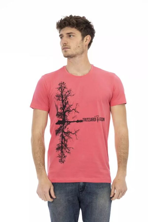 Køb Trussardi Action Pink Bomuld T-Shirt billigt online tilbud