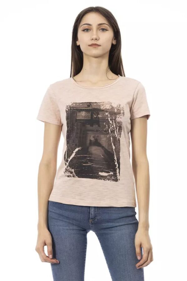 Køb Trussardi Action Pink Bomuld T-Shirt billigt online tilbud