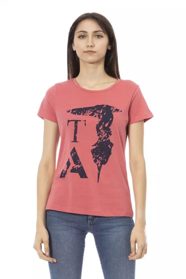 Køb Trussardi Action Pink Bomuld T-Shirt billigt online tilbud