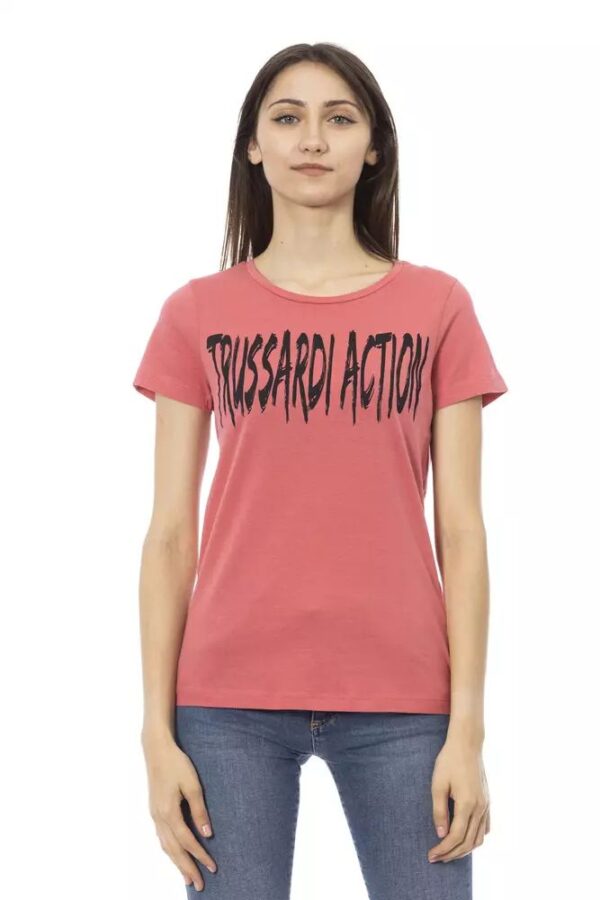 Køb Trussardi Action Pink Bomuld Tops & T-Shirt billigt online tilbud