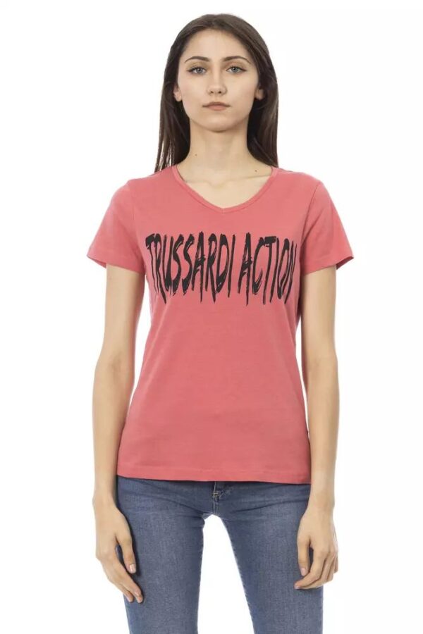 Køb Trussardi Action Pink Bomuld Tops & T-Shirt billigt online tilbud