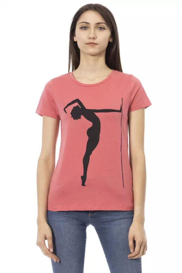 Køb Trussardi Action Pink Bomuld Tops & T-Shirt billigt online tilbud