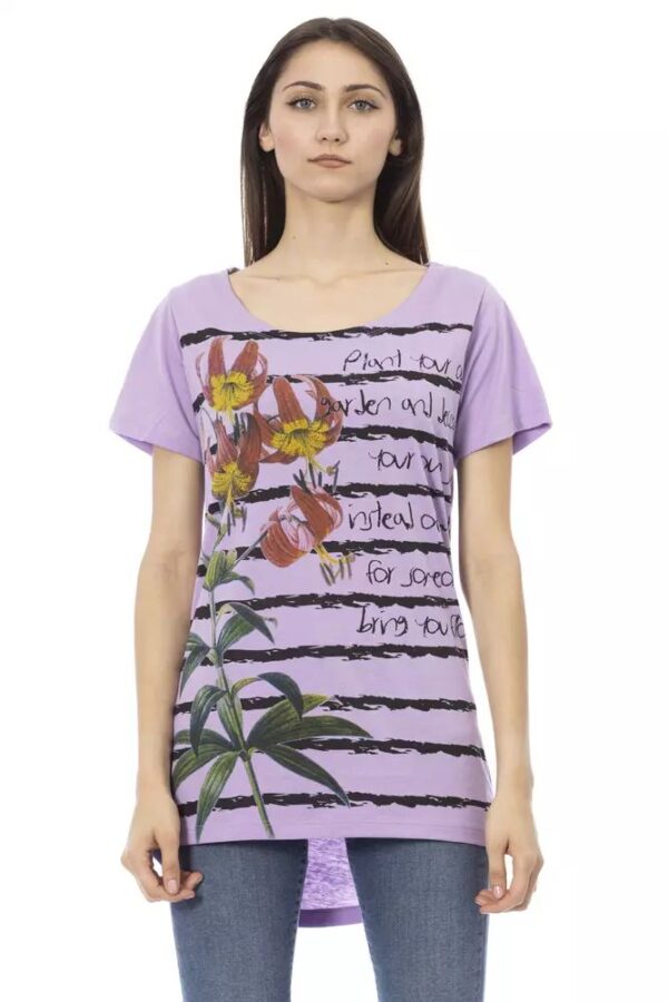 Køb Trussardi Action Violet Bomuld Tops & T-Shirt billigt online tilbud