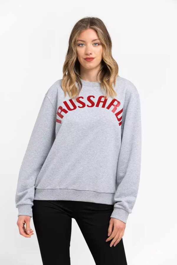 Køb Trussardi Grå Bomuld Sweater billigt online tilbud