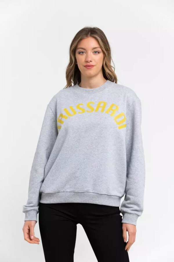 Køb Trussardi Grå Bomuld Sweater billigt online tilbud