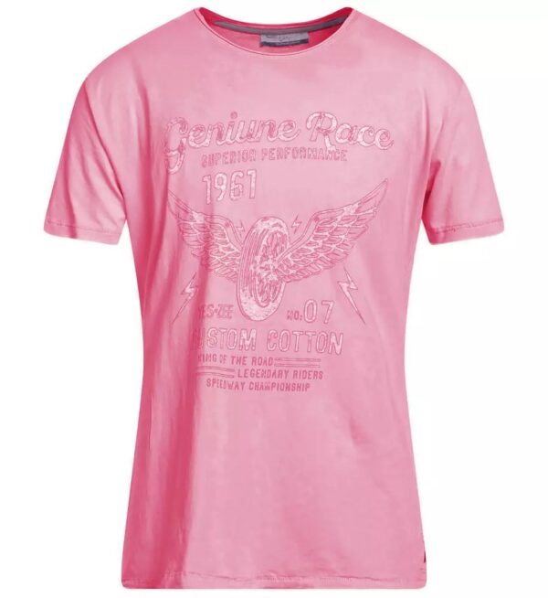 Køb Yes Zee Pink Bomuld T-Shirt billigt online tilbud