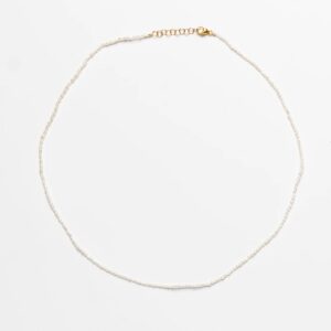 Køb Sorelle Jewellery - Sorelle Jewellery Tiny  Necklace - 42 - 44.5 Cm - Pearl billigt online tilbud