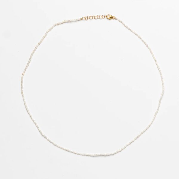 Køb Sorelle Jewellery - Sorelle Jewellery Tiny  Necklace - 42 - 44.5 Cm - Pearl billigt online tilbud