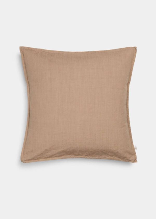 Køb Aiayu - Aiayu Pillow Cotton Slub 50x50 Ligth Tobacco  - 50x50 Cm billigt online tilbud