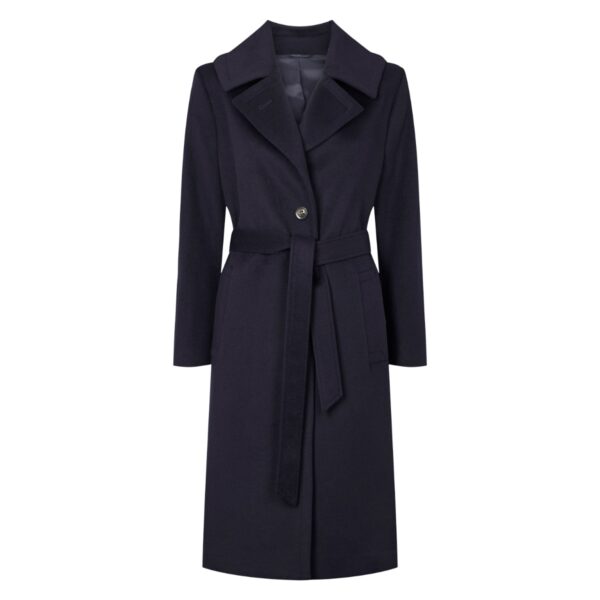 Køb Sand Copenhagen - Sand Copenhagen Cashmere Coat  - 42 - Navy billigt online tilbud