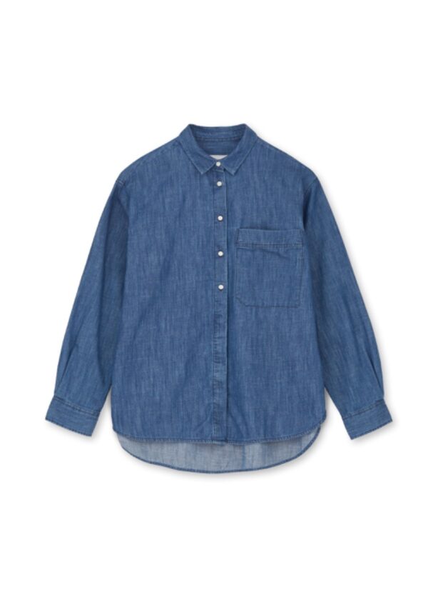 Køb Aiayu - Aiayu Ynette Shirt  - L - Denim billigt online tilbud