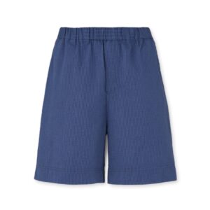 Køb Aiayu - Aiayu Etta Shorts Seersucker  - Xl - Blue billigt online tilbud