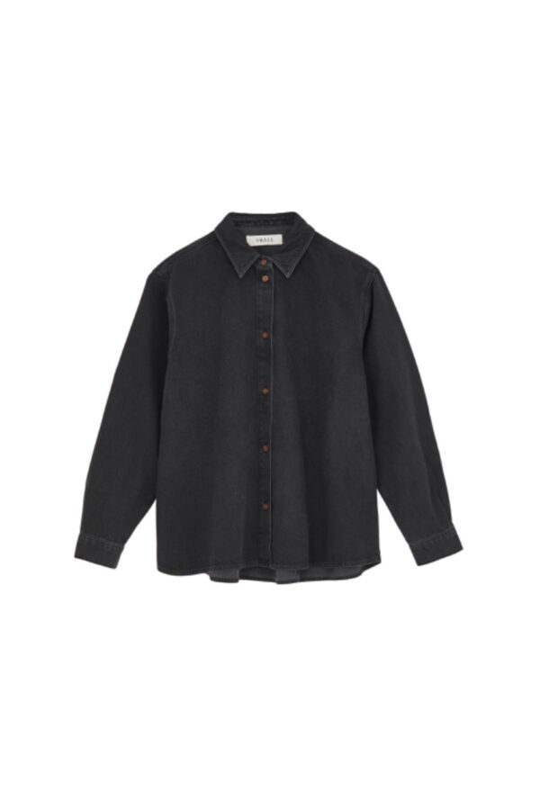 Køb Skall Studio - Skall Studio Millington Shirt Washed  - 42 - Black billigt online tilbud