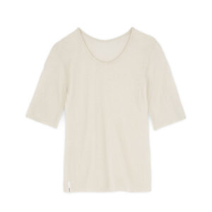 Køb Aiayu - Aiayu Gentle Cashmere Tee  - L/xl - Ecru billigt online tilbud