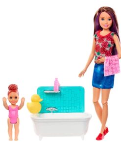 Køb Barbie Skipper Babysitter Legesæt Barn & Badekar online billigt tilbud rabat legetøj