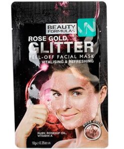 Køb Beauty Formulas Rose Gold Glitter Ansigtsmaske online billigt tilbud rabat legetøj