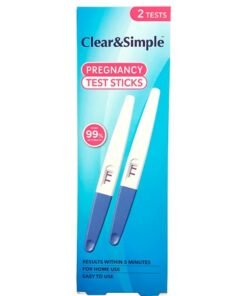 Køb Clear & Simple Graviditetstest - 2 stk. online billigt tilbud rabat legetøj