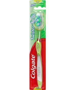 Køb Colgate Twister Medium Tandbørste - Grøn online billigt tilbud rabat legetøj