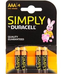 Køb Duracell Simply AAA Batterier - 4 stk online billigt tilbud rabat legetøj