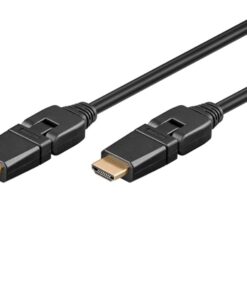 Køb Goobay Fleksibelt HDMI Højhastighedskabel med  Ethernet - 1 meter online billigt tilbud rabat legetøj