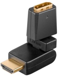 Køb Goobay HDMI Fleksibel Adapter - Sort online billigt tilbud rabat legetøj