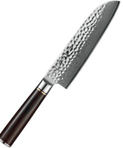 Køb HEZHEN Damascus Santoku Kniv - 18 cm online billigt tilbud rabat legetøj