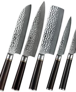 Køb HEZHEN Damaskus Knivsæt - 5 stk online billigt tilbud rabat legetøj