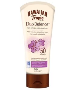 Køb Hawaiian Tropic Duo Defence Solcreme SPF50 - 180ML online billigt tilbud rabat legetøj