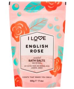 Køb I Love Cosmetics English Rose Badesalt - 500g online billigt tilbud rabat legetøj