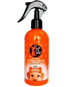 Køb Just 4 Dogs Orange Infusion No Rinse Shampoo - 300ML online billigt tilbud rabat legetøj