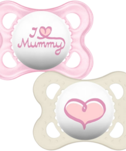 Køb MAM Style Sut I Love Mommy Pink - 2 stk online billigt tilbud rabat legetøj