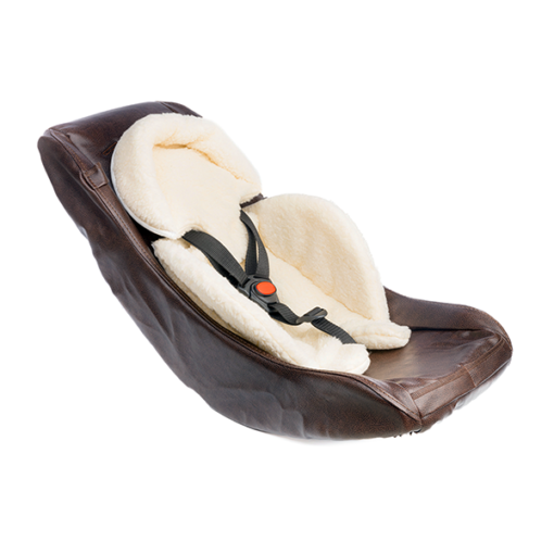 Køb Melia Comfort Plus Babysæde med pudeindlæg (0-9 md.) til ladcykel - Brun Læder Brun Læder online billigt tilbud rabat legetøj