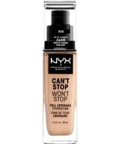 Køb NYX Can't Stop Won't Stop Foundation - Nude online billigt tilbud rabat legetøj