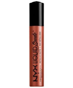 Køb NYX Liquid Suede Metallic Mat Læbestift Mauve Mist online billigt tilbud rabat legetøj