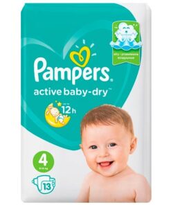 Køb Pampers Active Baby Dry Bleer Str. 4 (9-14kg) - 13 Stk online billigt tilbud rabat legetøj