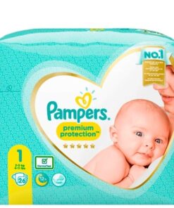 Køb Pampers Premium Protection Str. 1 (2-5 kg) - 26 stk online billigt tilbud rabat legetøj