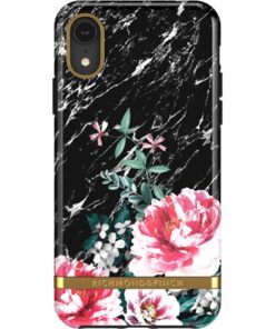 Køb Richmond & Finch Black Flower Mobil Cover - iPhone XR online billigt tilbud rabat legetøj