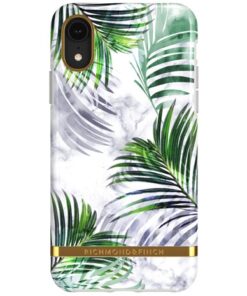 Køb Richmond & Finch White Marble Tropics Mobil Cover - iPhone XR online billigt tilbud rabat legetøj