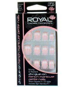 Køb Royal Kunstige Negle Fransk Manicure 24 Stk (Petite) online billigt tilbud rabat legetøj