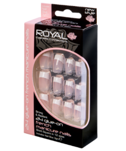 Køb Royal Kunstige Negle Fransk Manicure 24 Stk online billigt tilbud rabat legetøj