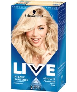 Køb Schwarzkopf Live Permanent Hårfarve - 00A Absolute Platinum online billigt tilbud rabat legetøj